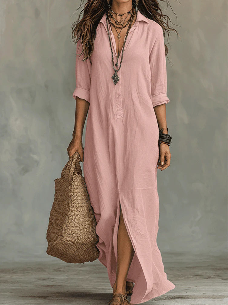 Willow | Robe Longue Facile à Silhouette Flatteuse