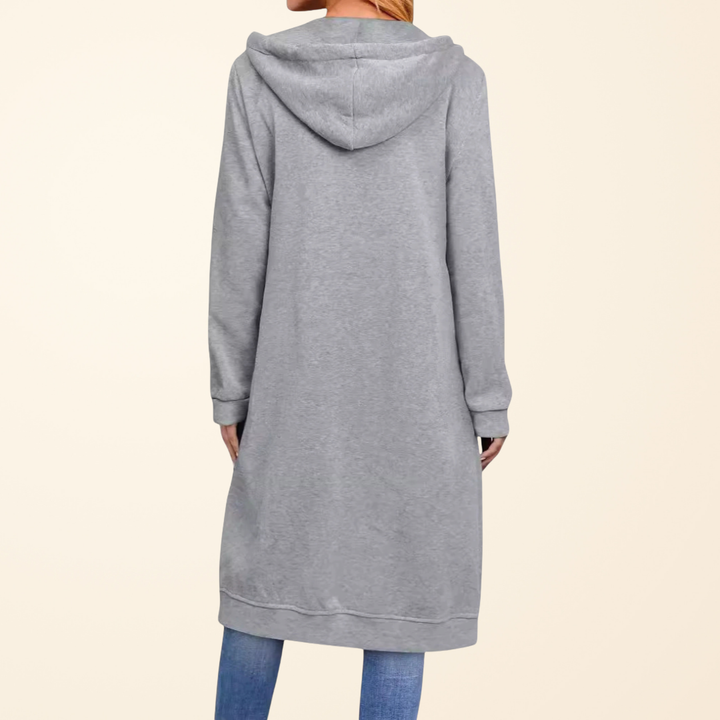 Brixley | Cardigan Long Zippé Coupe Décontractée