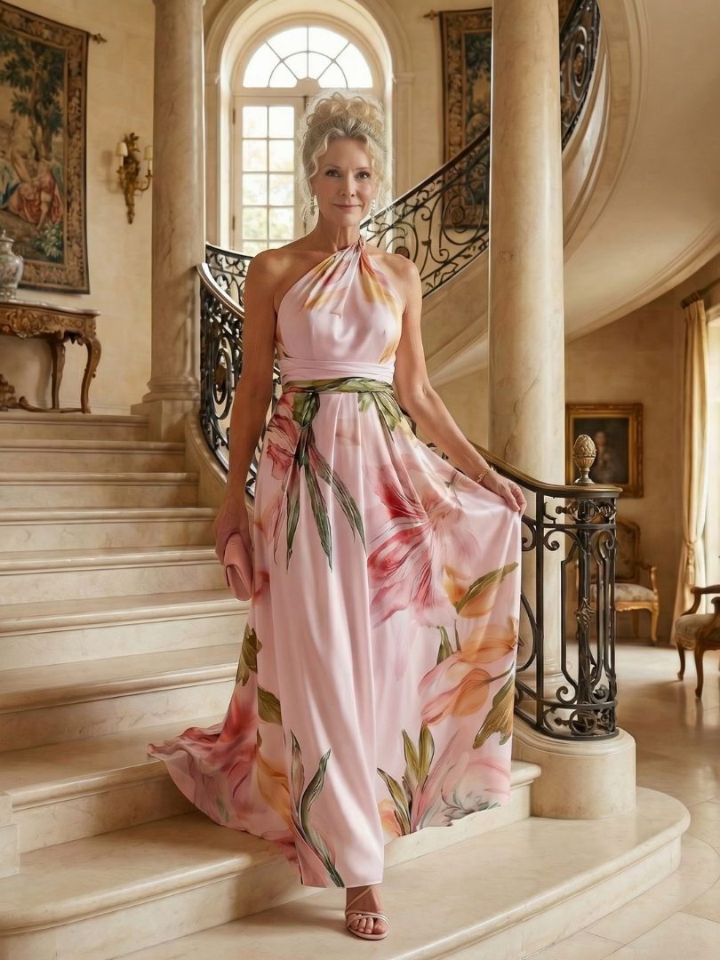 Maison Élise | Robe Maxi Fleurie Légère Amiel