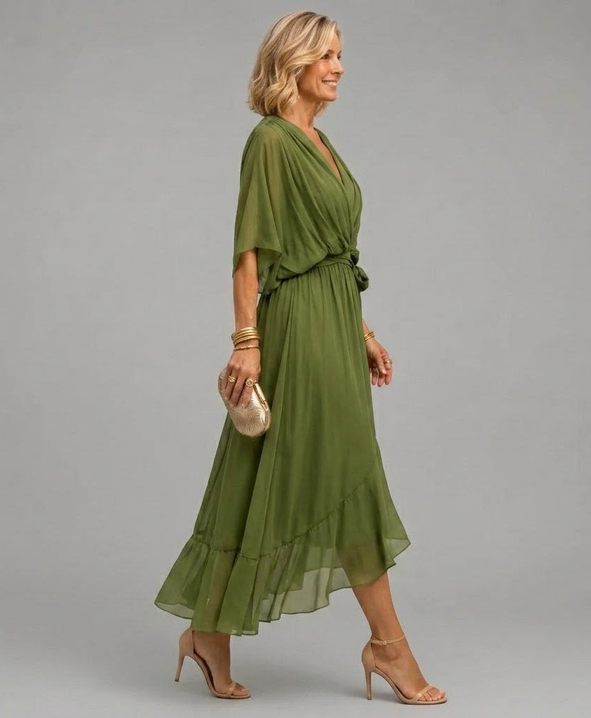 Monica | Robe à Col en V