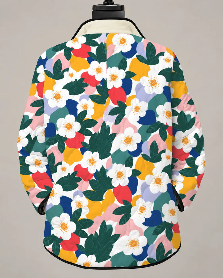 Eliana | Veste Imprimé Botanique Moderne