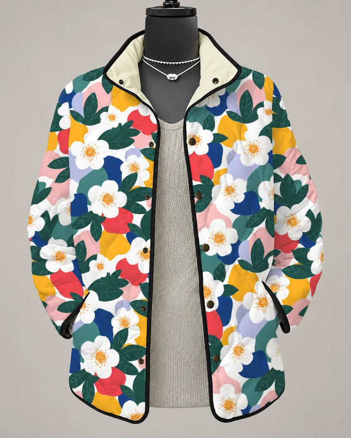 Eliana | Veste Imprimé Botanique Moderne