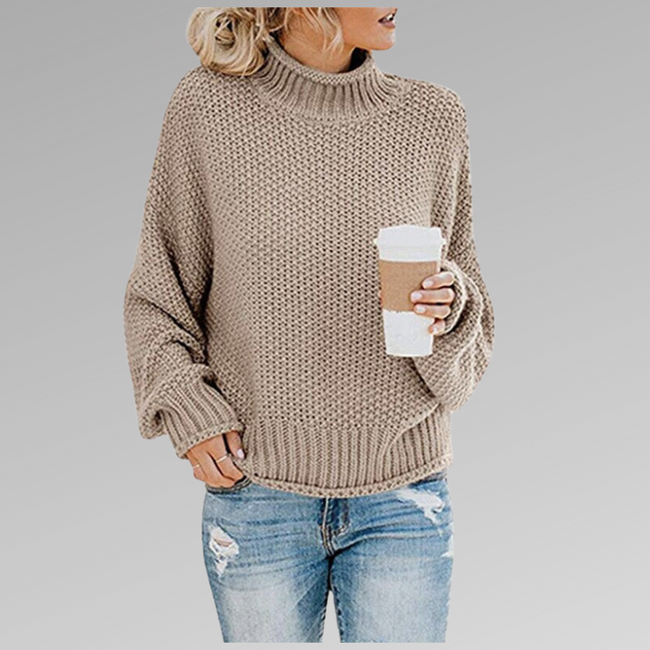 Pull Col Roulé Grosse Maille Juliette