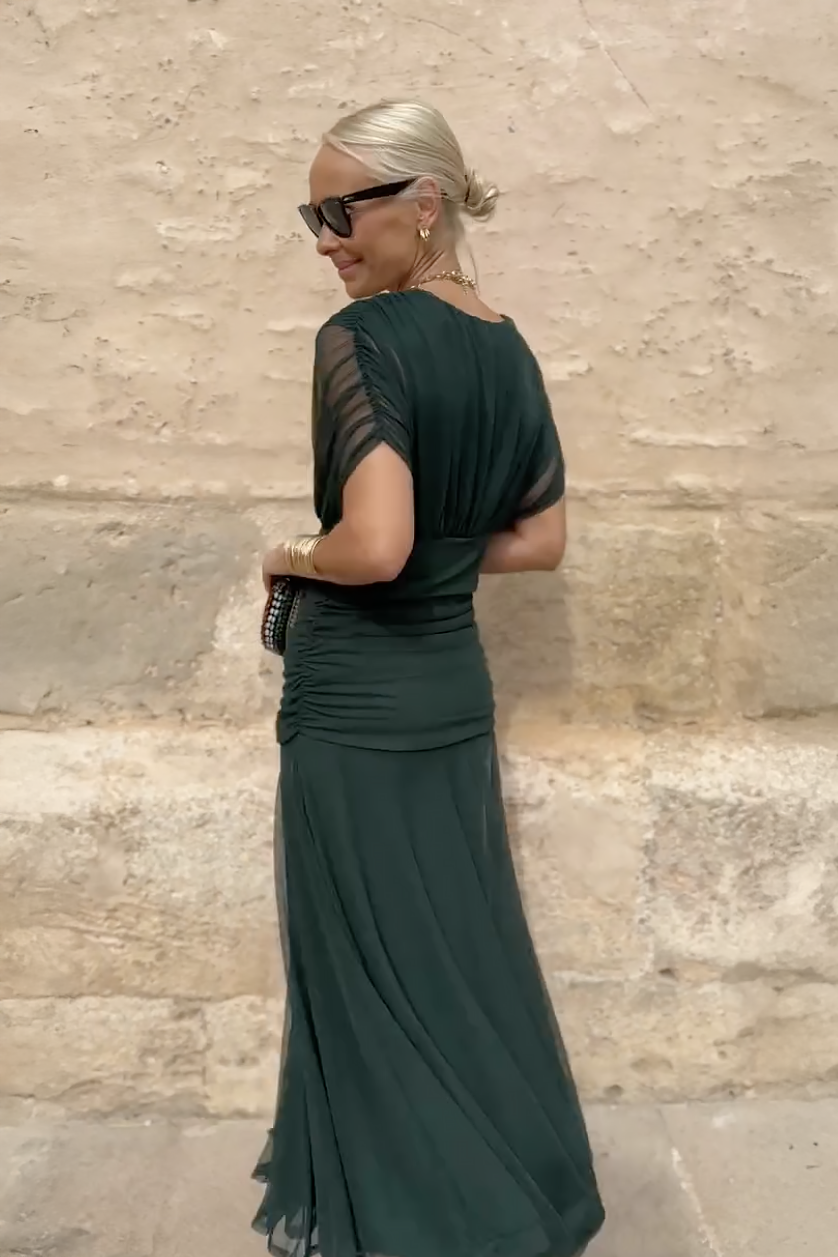 Robe Santana en Soie Élégante - Maison Élise