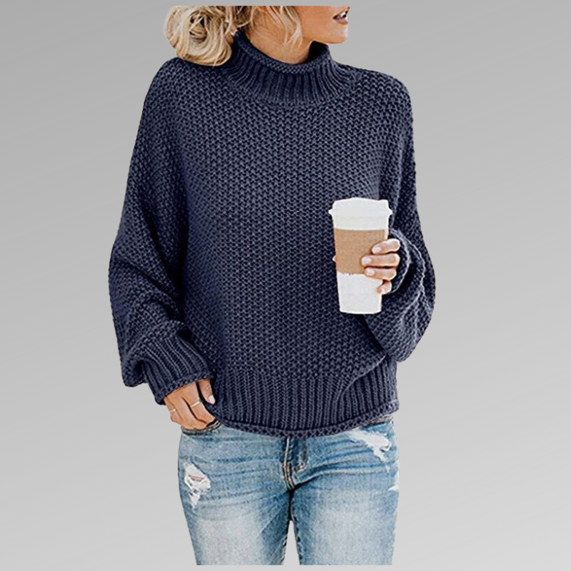 Pull Col Roulé Grosse Maille Juliette