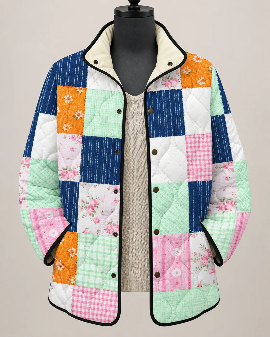 Eliana | Veste Imprimé Botanique Moderne