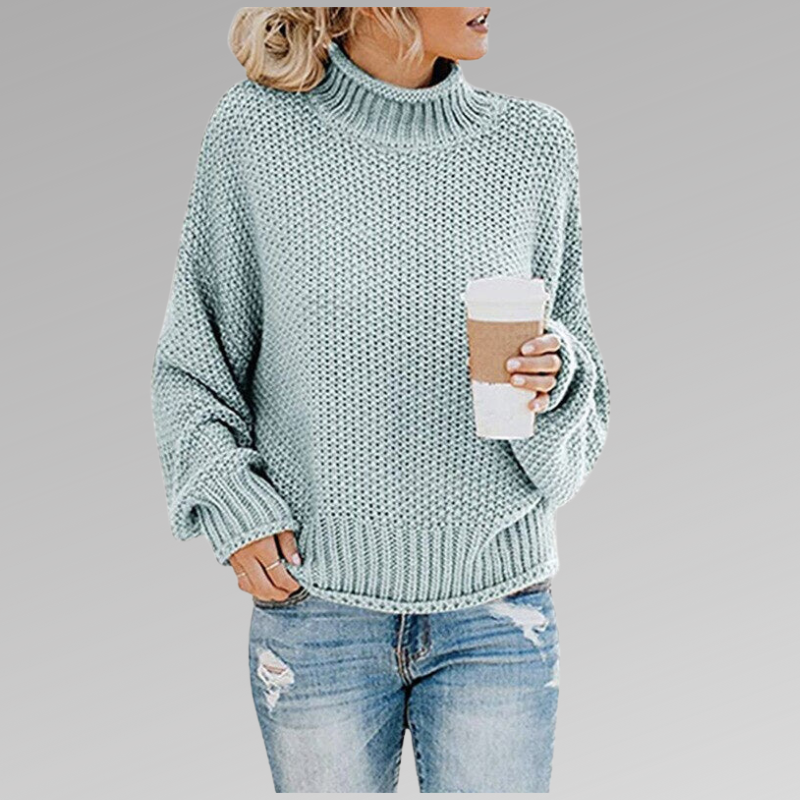 Pull Col Roulé Grosse Maille Juliette