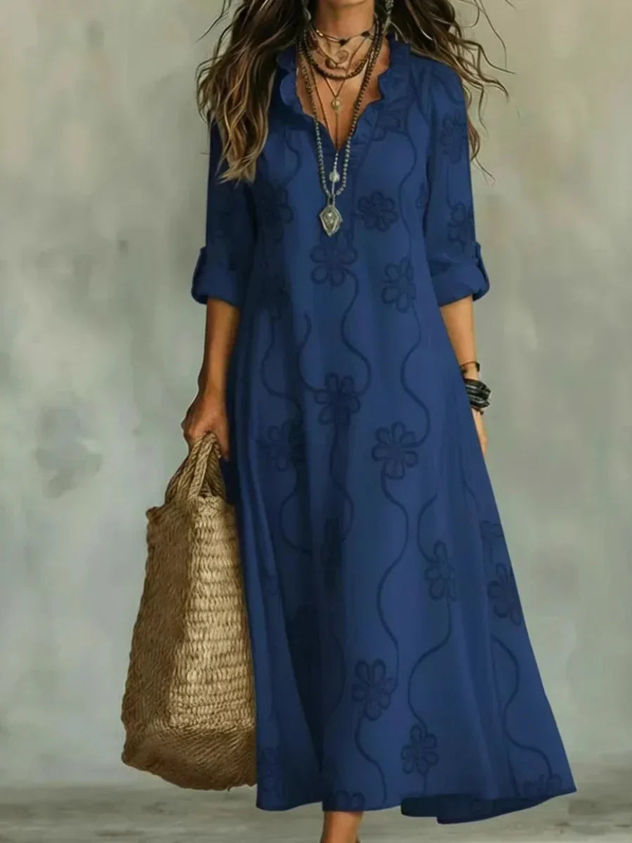 Daisy | Robe Longue Brodée