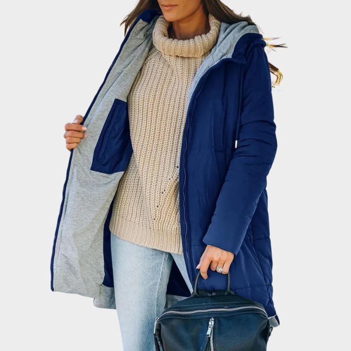 Fiora | Manteau Puffer à Capuche Décontractée