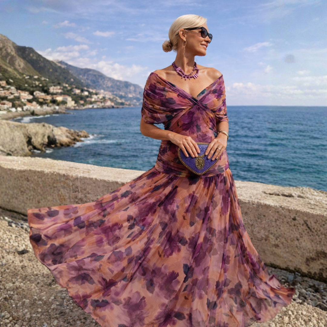 Mikaela | Robe Longue Élégante