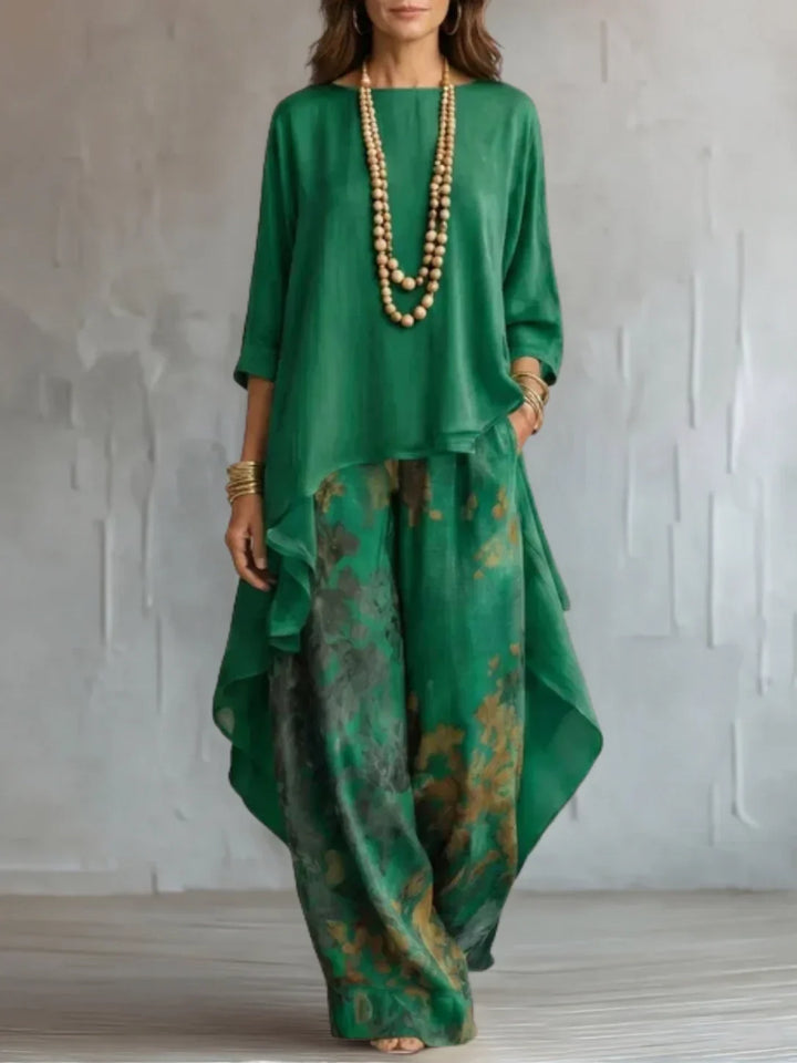 Celeste | Ensemble Deux Pièces Asymétrique