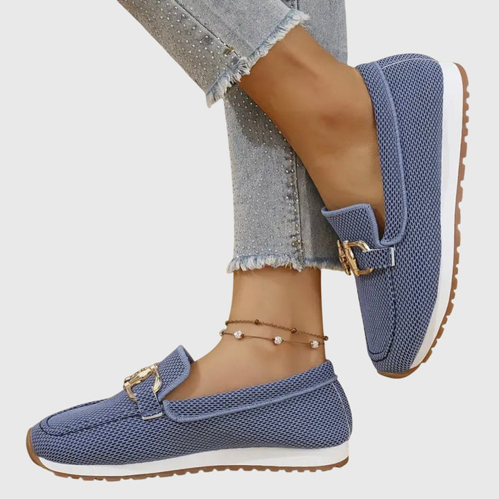 Sophie – Mocassins Confort à Détail Doré
