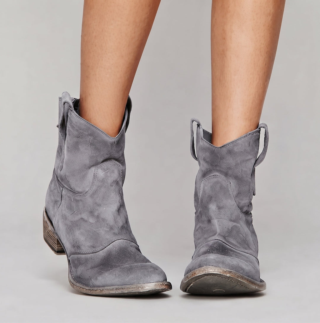 ÉLODIE™ | Bottines en Daim Élégantes