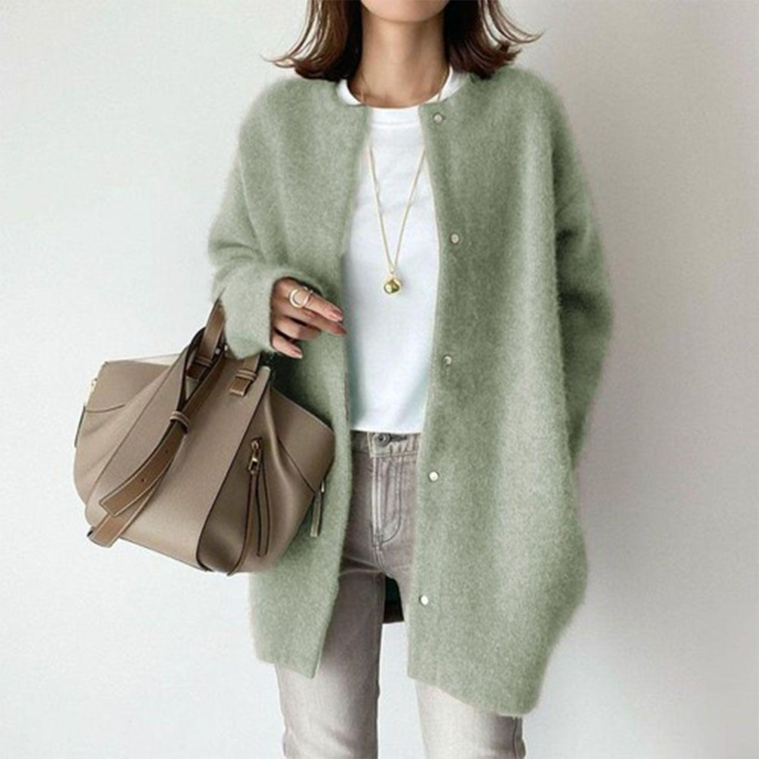 Cardigan femme en cachemire doux – élégant, léger et chaud pour un style raffiné