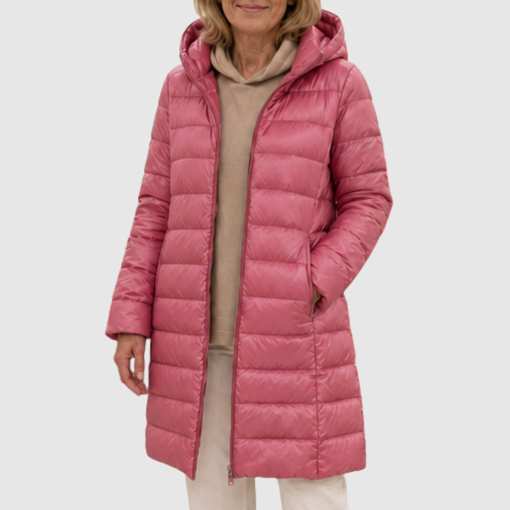 Feathra | Manteau légère à capuchon amovible