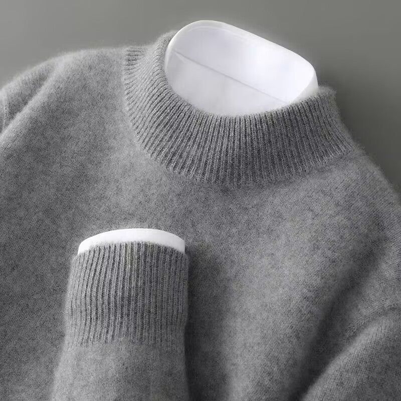 Pull Élégant Col Montant Camille