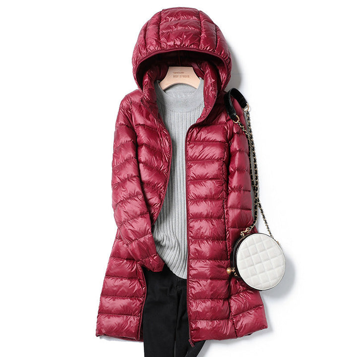 Feathra | Manteau légère à capuchon amovible