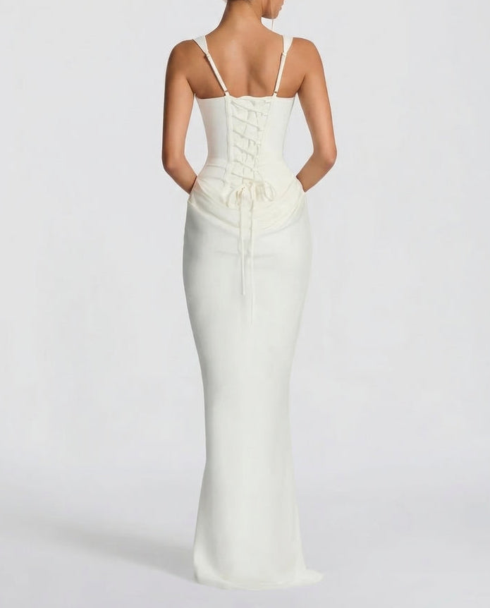 Sienna | Robe Longue Corset Élégante
