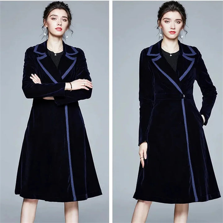 Séraphine | Manteau long en velours
