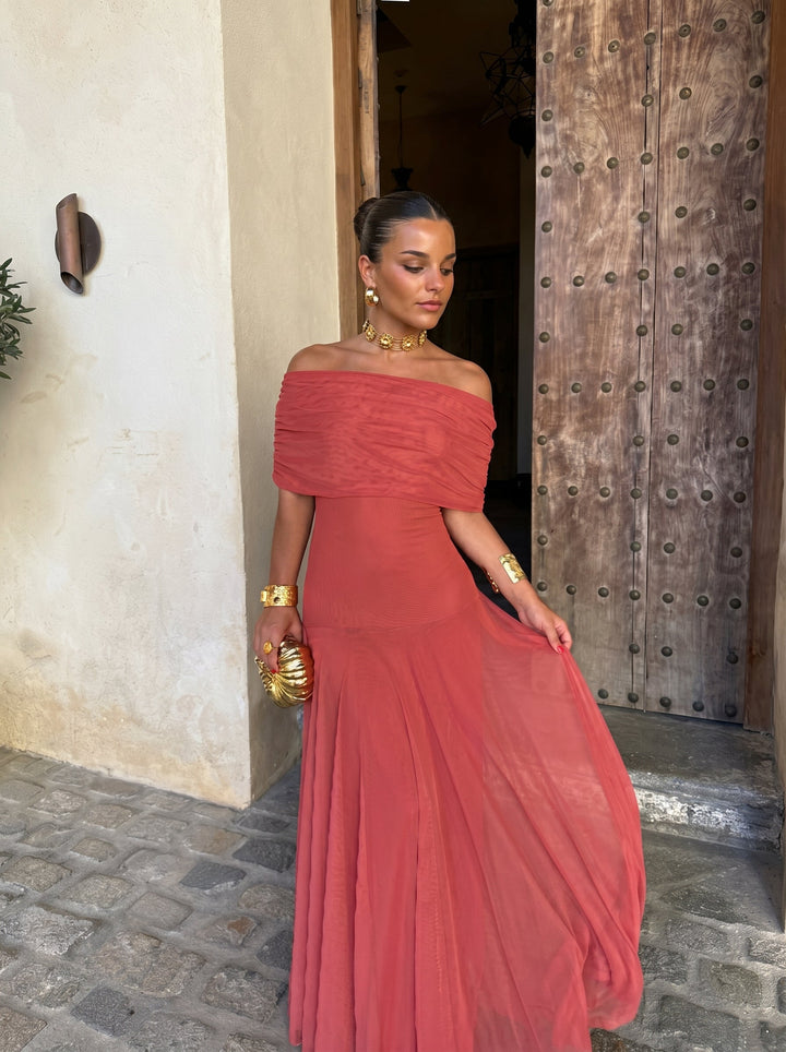 Robe Toledo en Soie Élégante pour Femme - Maison Élise