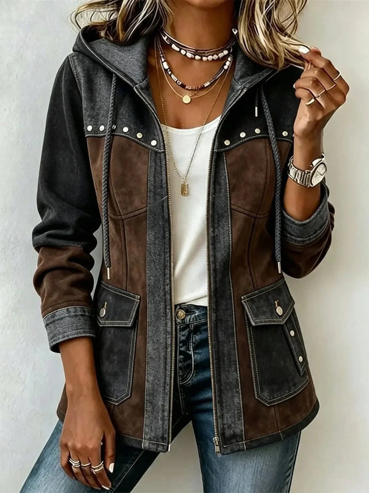 Veste à Capuche Bi-Matière Véronique