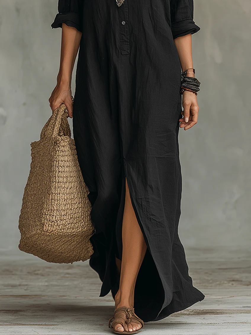 Willow | Robe Longue Facile à Silhouette Flatteuse