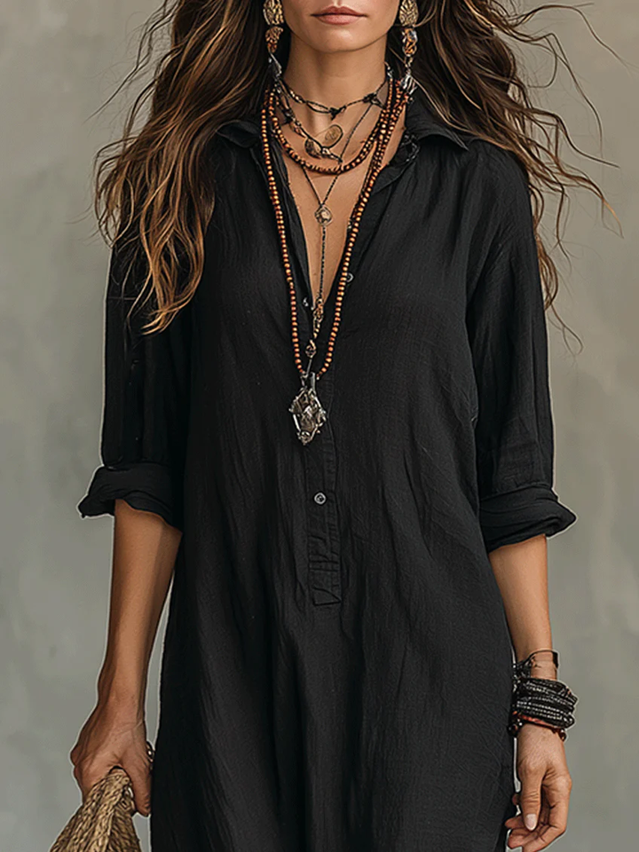 Willow | Robe Longue Facile à Silhouette Flatteuse