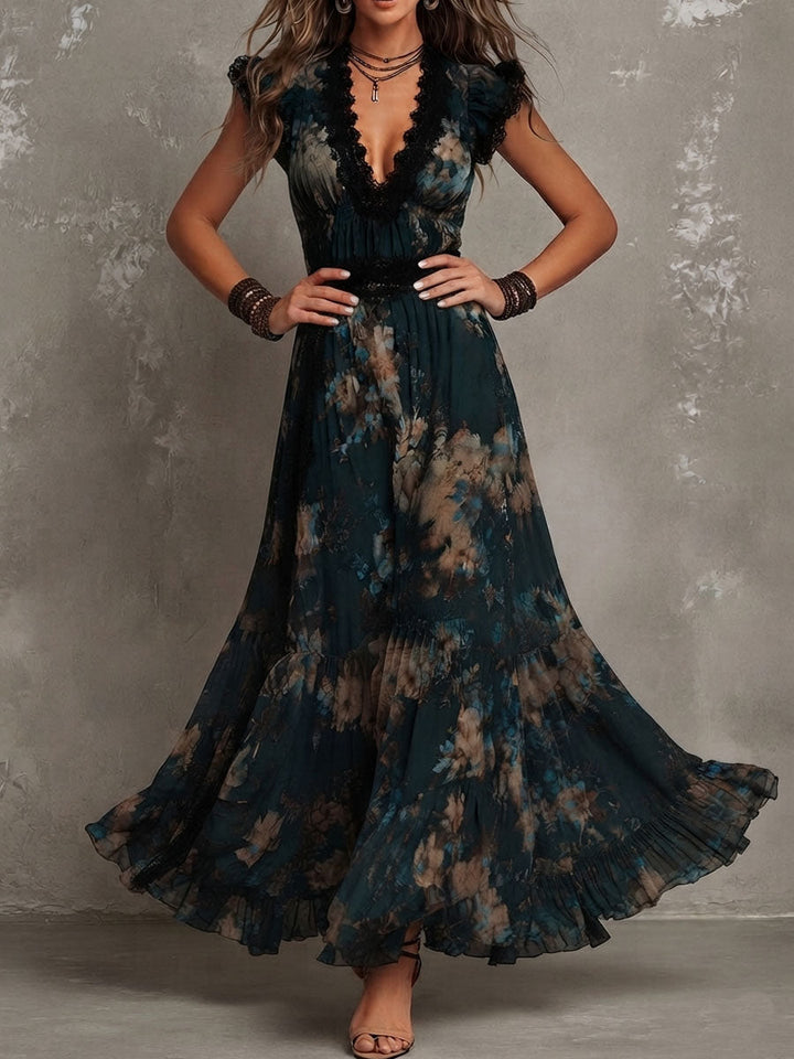 Wendy | Robe Longue Fleurie
