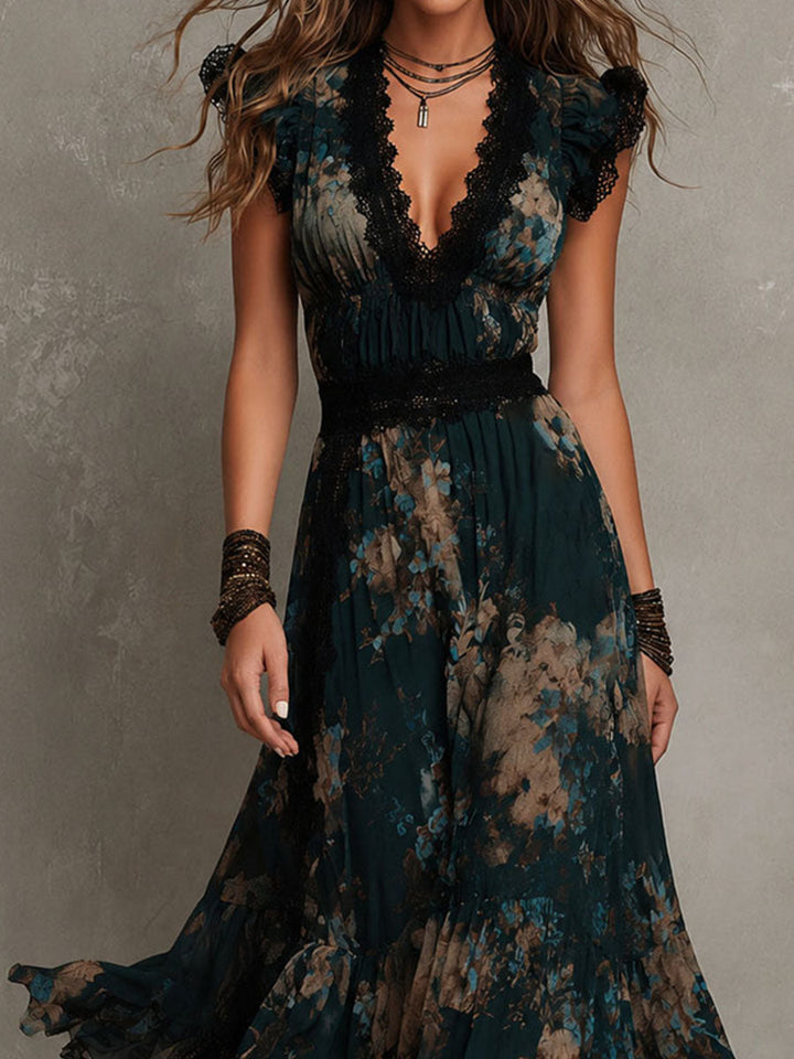 Wendy | Robe Longue Fleurie