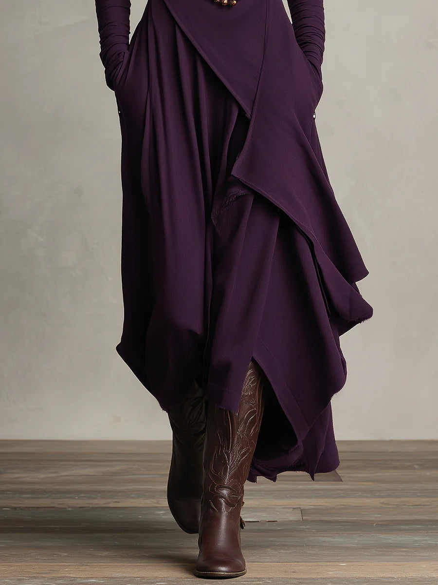 Robe Lausanne Longue À Col Roulé