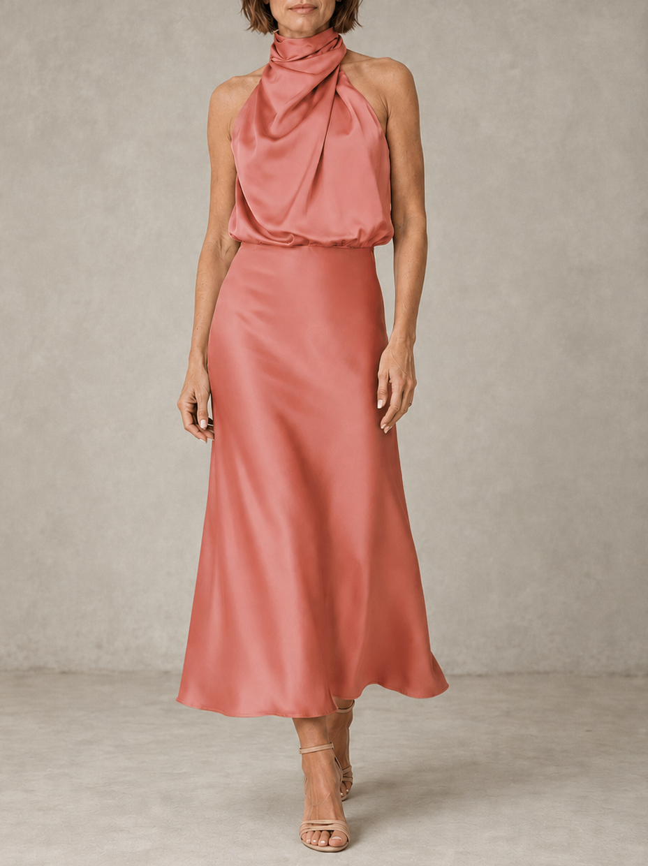 Harper | Robe de Soirée à Col Halter