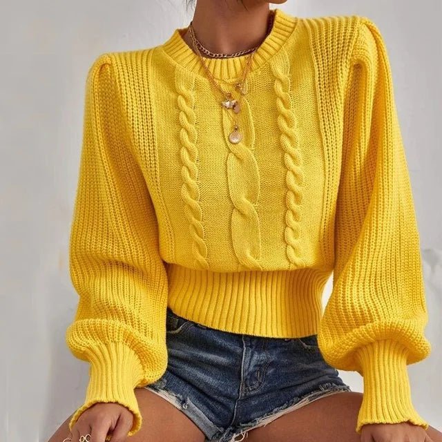 Delilah | Pull en Maille Torsadée