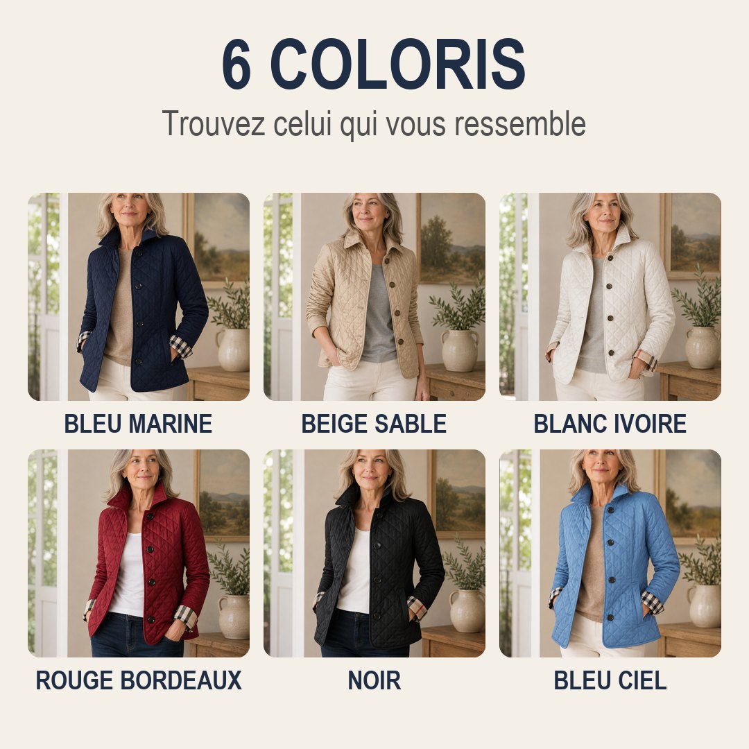 Veste Eleanor Whitmore — Matelassée Mi-Saison