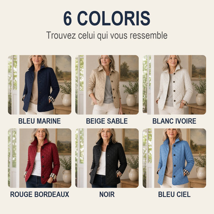 Veste Eleanor Whitmore — Matelassée Mi-Saison