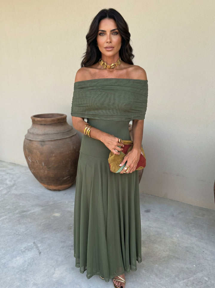Robe Toledo en Soie Élégante pour Femme - Maison Élise