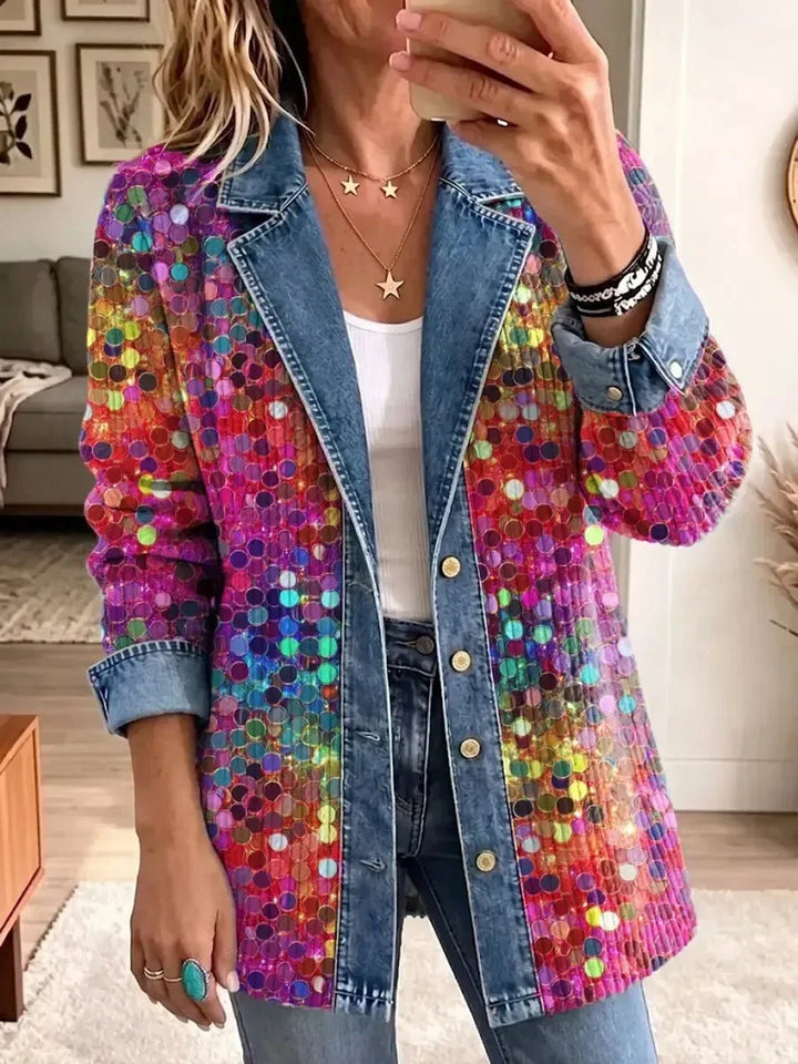 Eleanor | Veste Rétro à Sequins Brillants