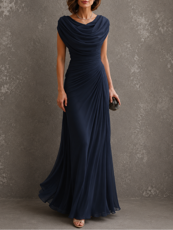 Jilliann | Robe Longue Fluide Élégante