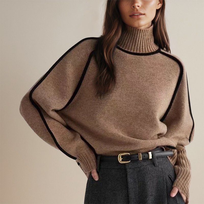 Lisanne | Pull à Col Roulé Élégant et Confortable