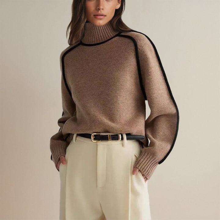 Lisanne | Pull à Col Roulé Élégant et Confortable
