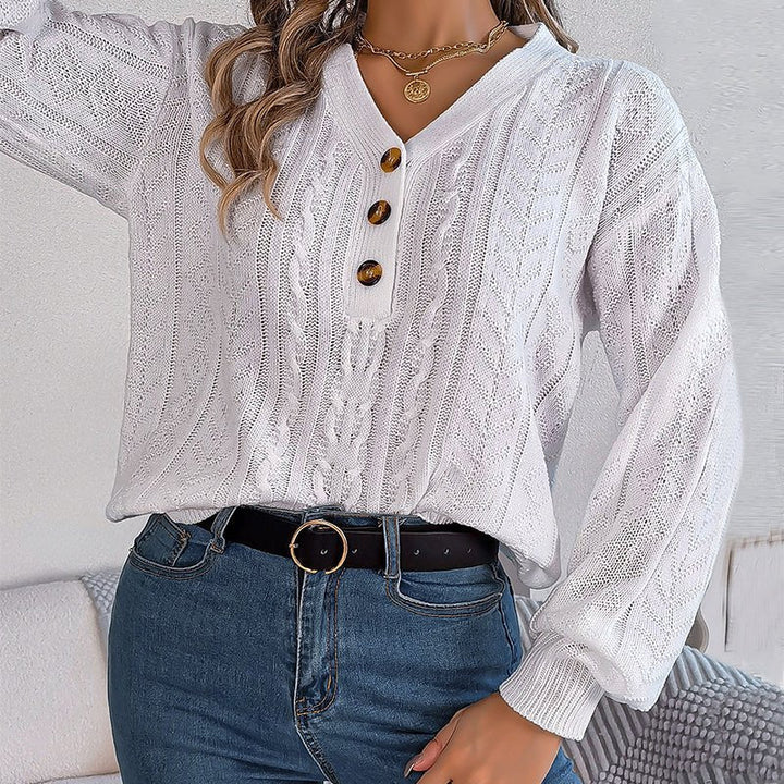 Louisa | Pull en Maille Torsadée Décontracté