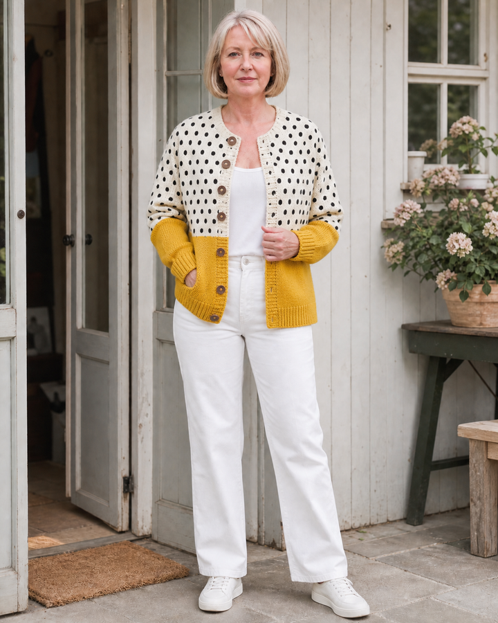 Manny | Cardigan Oakmere à Pois