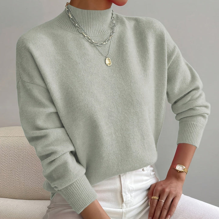 Maria | Pull Élégant à Col Roulé