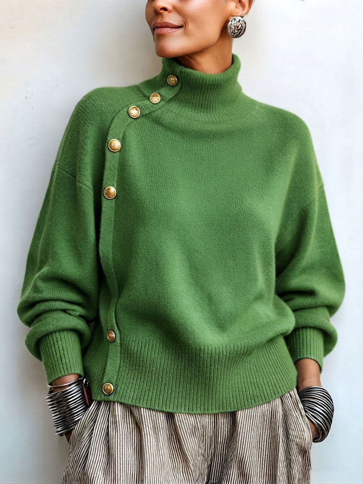 Pull Lima À Col Roulé Asymétrique