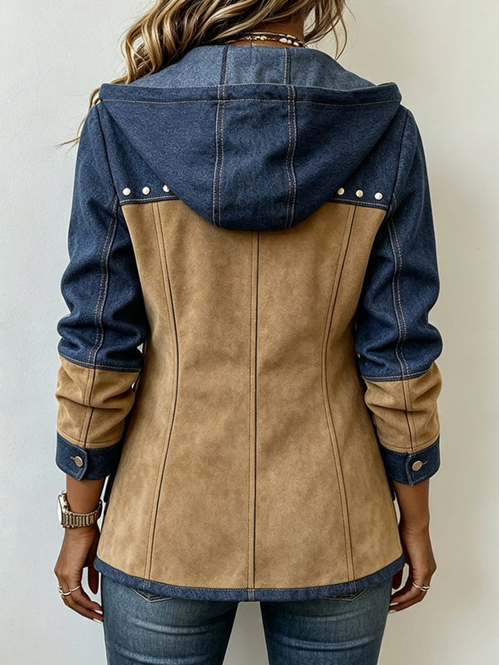 Veste à Capuche Bi-Matière Véronique