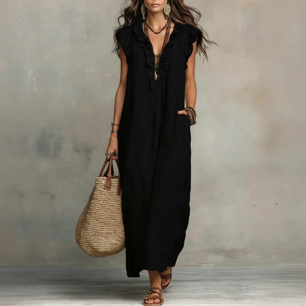 Zoey | Robe longue bohème