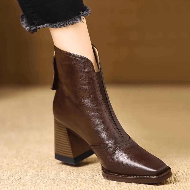 Kassandra | Bottines à Talon Moyen de Luxe