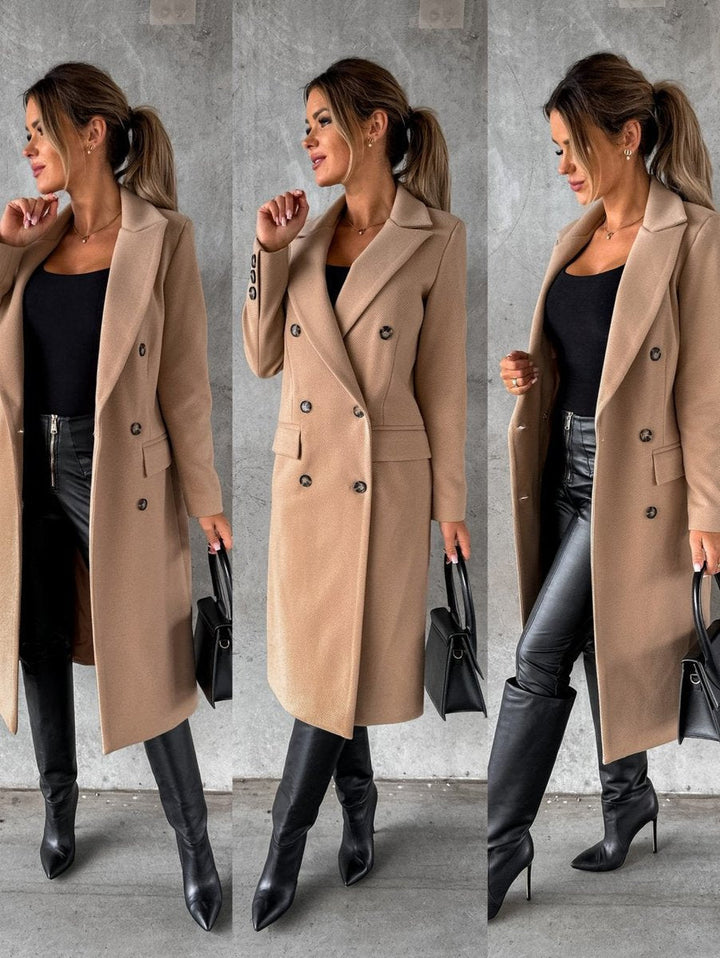 Emeline | Manteau Long Croisé